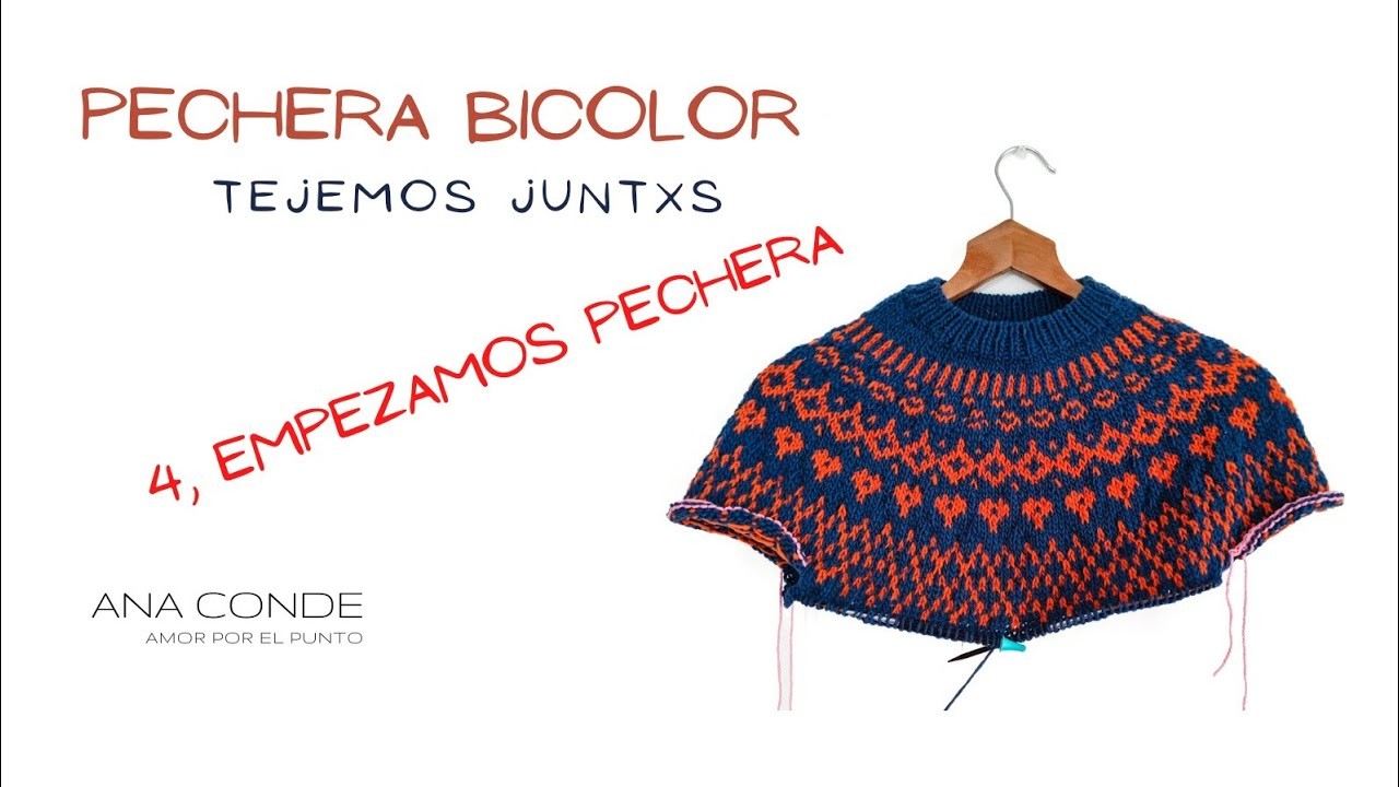 Tejer Pechera Bicolor Top-Down, 4