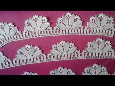 CROCHET, PUNTILLAS.CENEFAS TEJIDAS A MANO PARA SERVILLETAS MANTELES Y MÁS LINDAS IMÁGENES