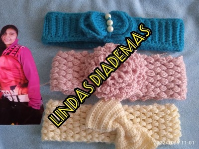❤️????diadema para damas ( a crochet ) # diademapara niña # tejer es mi pasion#