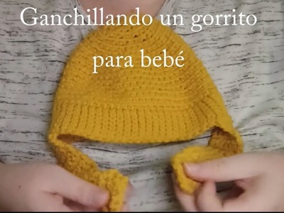 Gorro de bebé a ganchillo