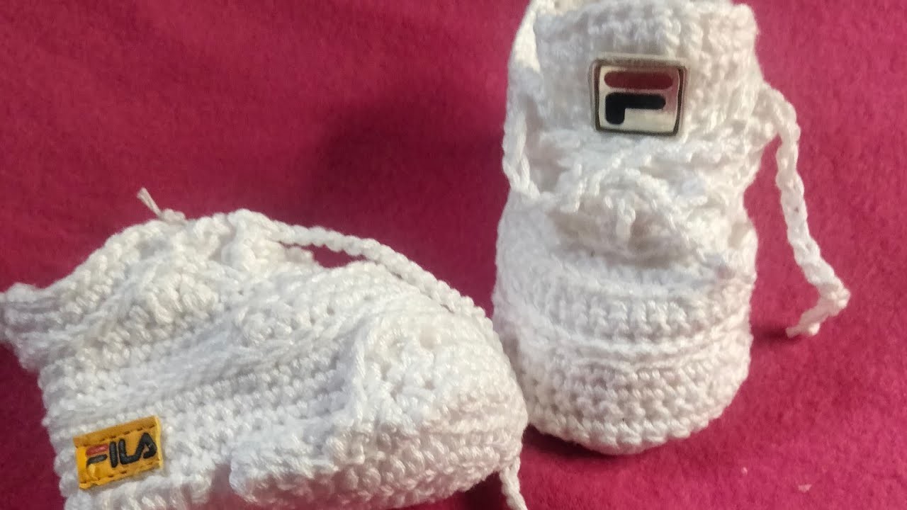 Tenis de bebe tipo fila de 0-3 meses (parte 3 )