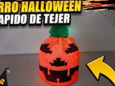 ????????????????Como tejer gorro de calabaza paso a paso????|| gorro de calabaza fácil para HALLOWEN????