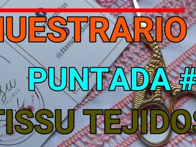 DESHILADOS.VAINICA.#servilletas #PUNTADAS.MUESTRARIO.@TISSU TEJIDOS.