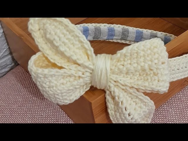 Diadema tejida en crochet parte 1