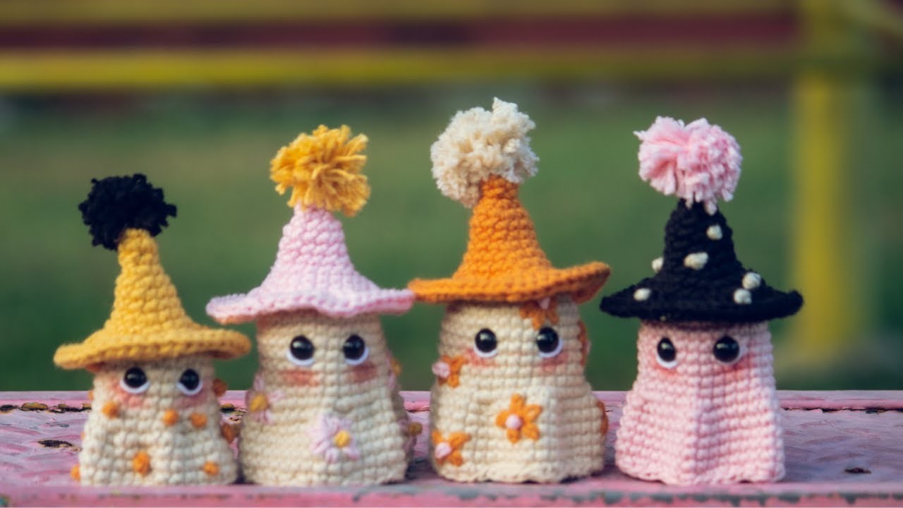 Fantasma tejido a Crochet. Amigurumi tutorial