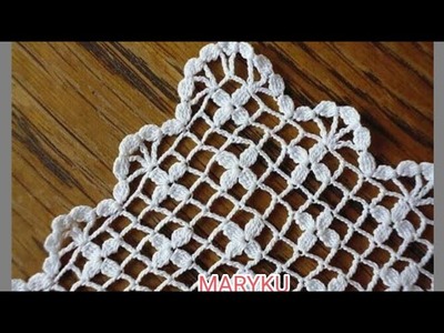 MUESTRAS DE PUNTILLAS TEJIDAS A CROCHET BELLAS IMÁGENES PARA INSPIRAR Y RECREAR.MARYKU