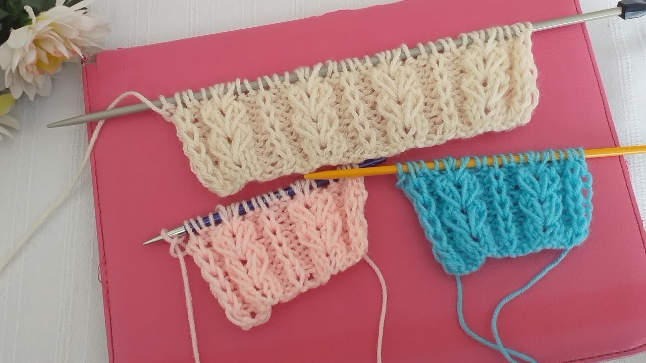 Puntada de flores que podemos utilizar como borde. Tejidos y Bordados con Lily.  ????????????????????