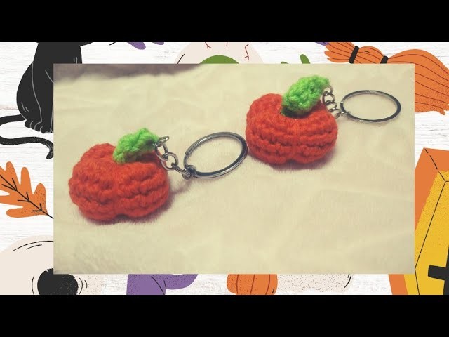 Se venden como pan caliente calabzas a crochet  pequeñas .