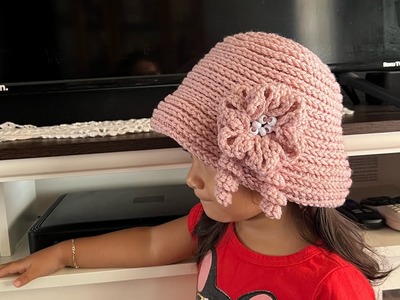 Crochet #21 Sombrero de invierno tejido a crochet para niñas