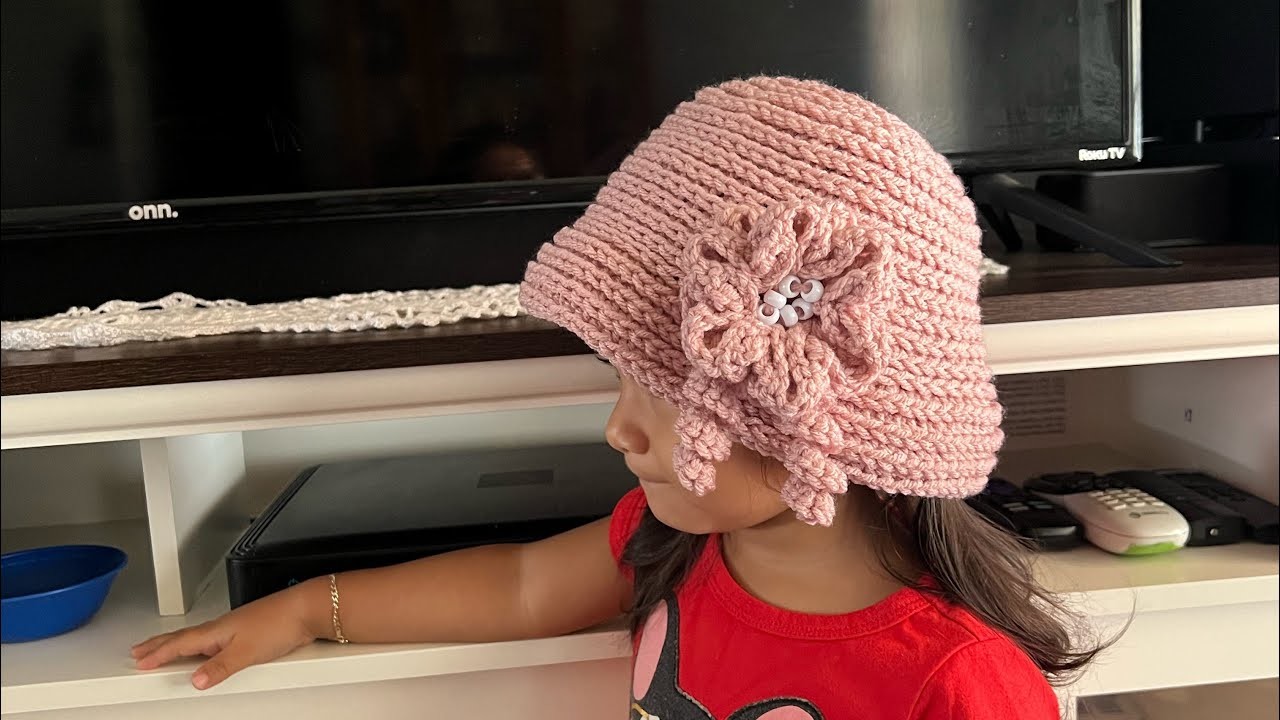 Crochet #21 Sombrero de invierno tejido a crochet para niñas