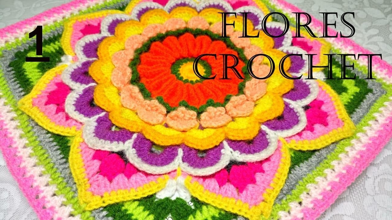 Flores Crochet Desarrollo Completo | Parte 1