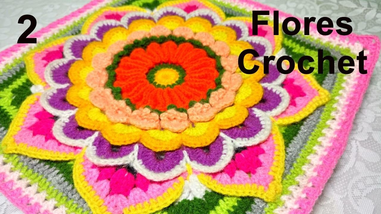 Flores Crochet Desarrollo Completo | Parte 2