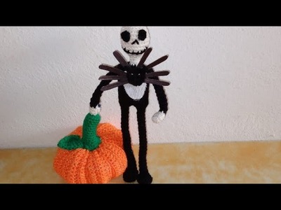 Jack skellington amigurumi  a crochet