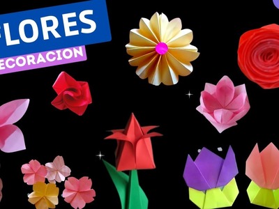 Las mejores FLORES de PAPEL Facil paso a paso #floresdepapel #manualidadesenpapel #origami