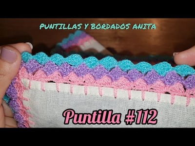 PUNTILLA #112 - ???????????? VUELTA Y VUELTA #crochet #puntillas