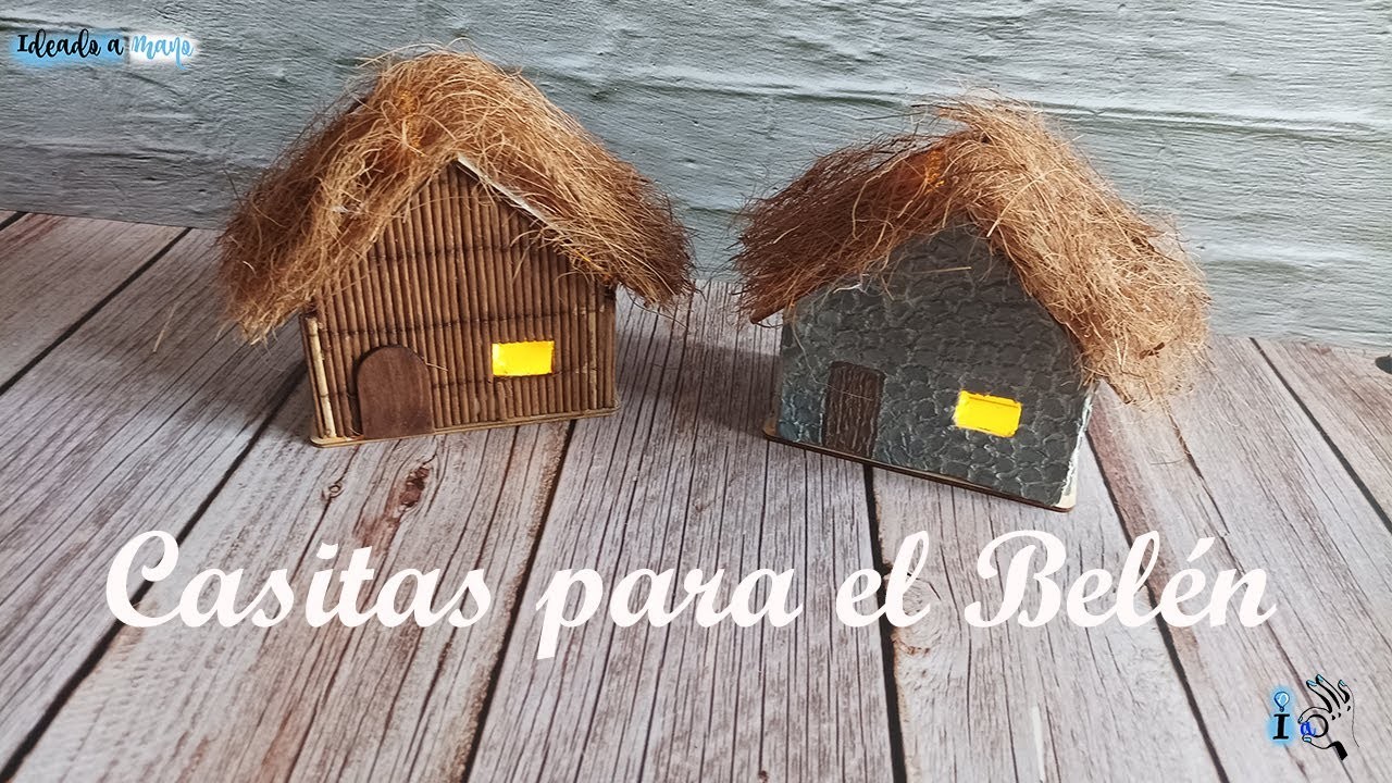 CÓMO DECORAR CASITAS PARA EL BELÉN
