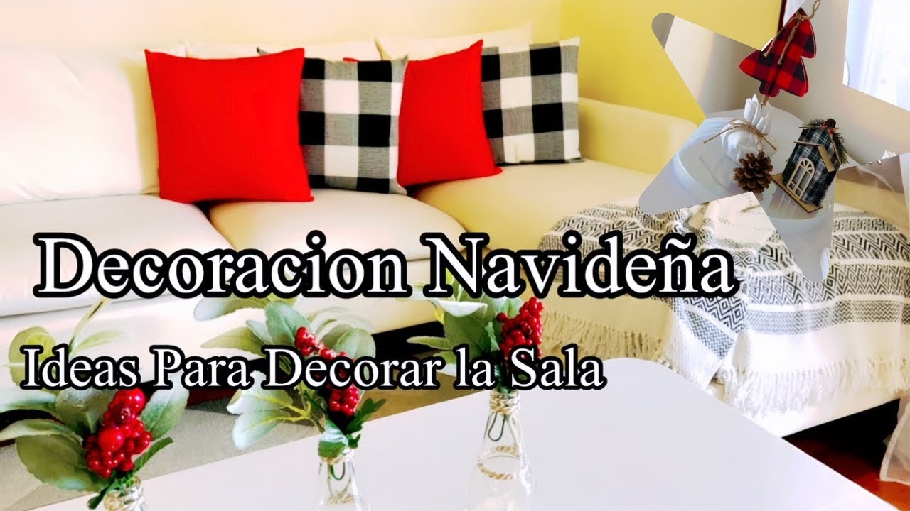 DECORACION NAVIDEÑA IDEAS PARA DECORAR LA SALA EN NAVIDAD MERRY CHRISTMAS 2022