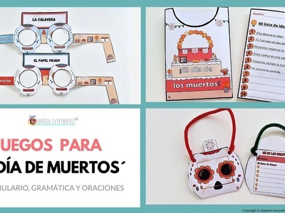 ????JUEGOS para ´EL DÍA DE LOS MUERTOS´????- Vocabulario y gramática