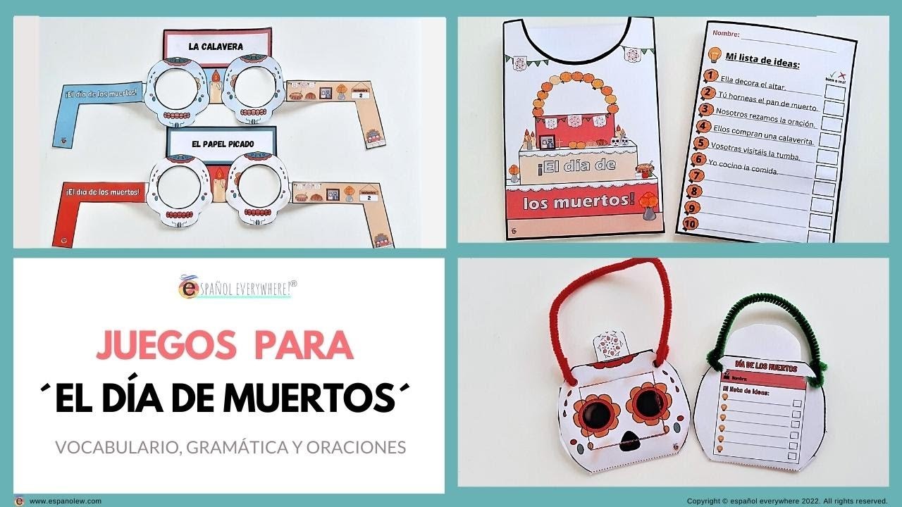 ????JUEGOS para ´EL DÍA DE LOS MUERTOS´????- Vocabulario y gramática