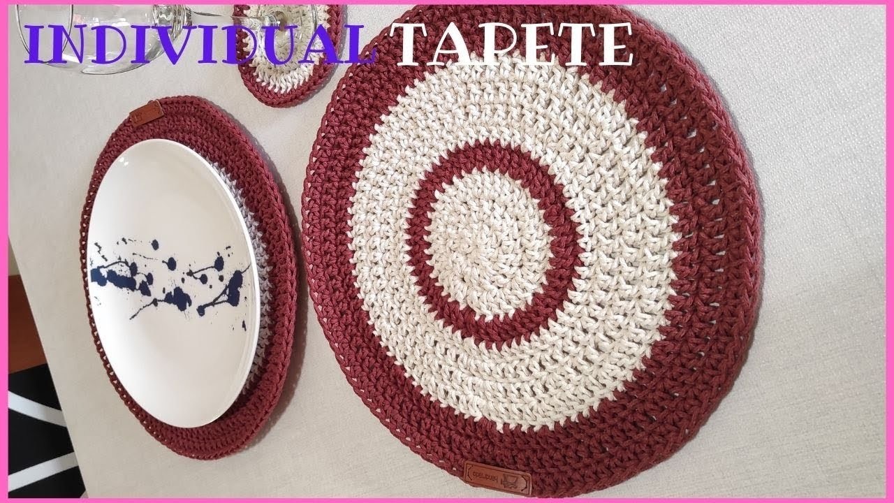 MANTEL INDIVIDUAL, Tapete | SOUSPLAT de Crochet.????????