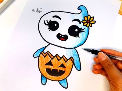 Cómo dibujar fantasmas lindos para Halloween