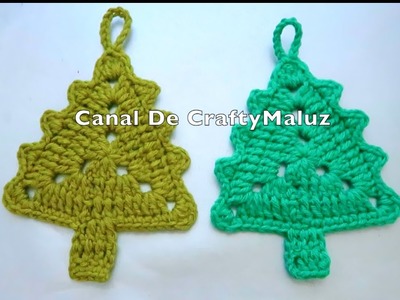 CROCHET TUTORIAL????Como Hacer un Árbol de Navidad a crochet ????Adornos Navideños ????Christmas Tree crochet