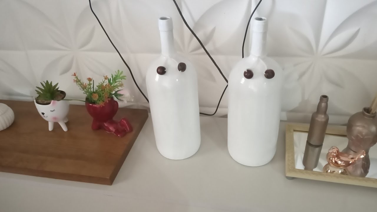 Diy  como decorando garrafas