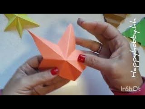 DIY Estrella y árbol navideño. Tutorial_ Decoración navideña fácil y económica.