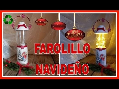 ♻️????FAROLILLO NAVIDEÑO hecho con MATERIALES RECICLADOS! Christmas lantern!????