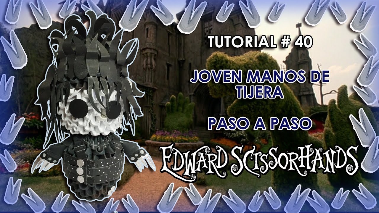 JOVEN MANOS DE TIJERA ✂️| Tutorial en origami 3D paso a paso