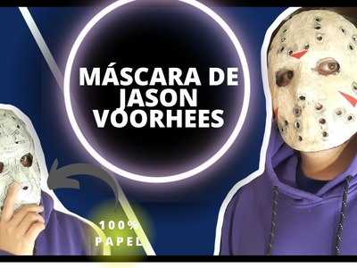 Máscara de JASON VOORHEES| ¿Como hacer máscara para halloween de papel ?