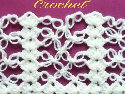 Patrón a Ganchillo Súper Elegante.Punto Salomón Tejido a Crochet.Punto Espuma de Mar.Crochet pattern
