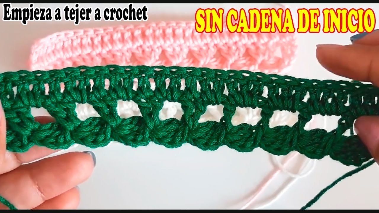 ???? Aprende a tejer a crochet "COMO INICIAR A TEJER" crochet paso a paso