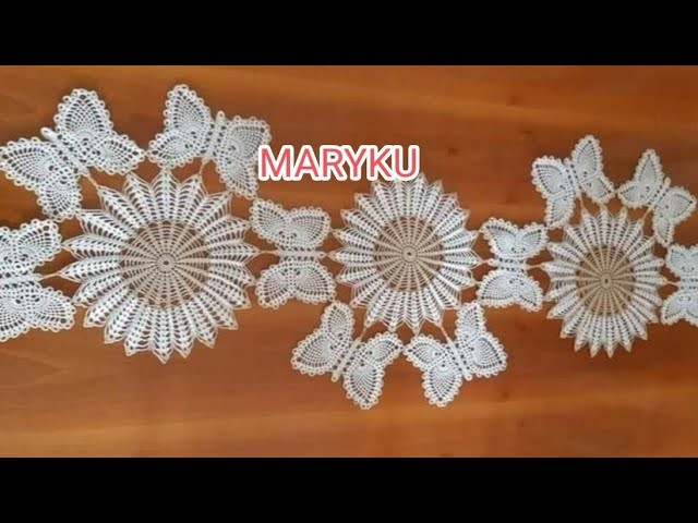 CAMINOS DE MESA TEJIDOS A CROCHET, LINDOS TODOS.MARYKU