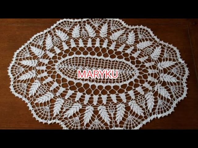 CARPETAS OVALADAS TEJIDAS A CROCHET LINDAS IMÁGENES TE ENCANTARÁN.MARYKU