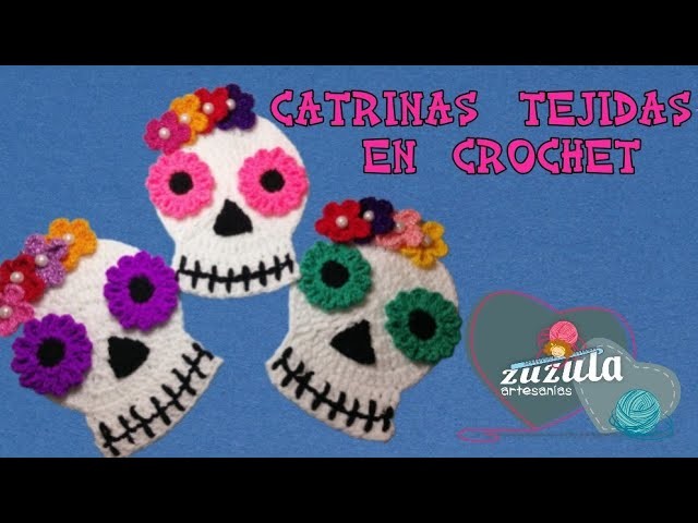 Catrina tejida a crochet