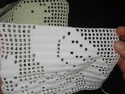 Cuadro en crochet para cojines o almohadones parte 3