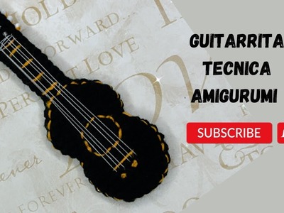 Guitarrista tejida técnica amigurumi paso a paso completo