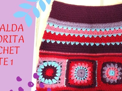 Mi FALDA Favorita a CROCHET ????????.parte 1. Proyecto Octubre .????