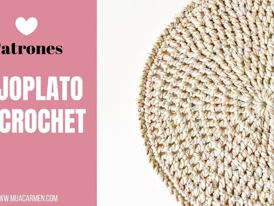 Tejer un bajoplato fácil de crochet | Tejer en Español
