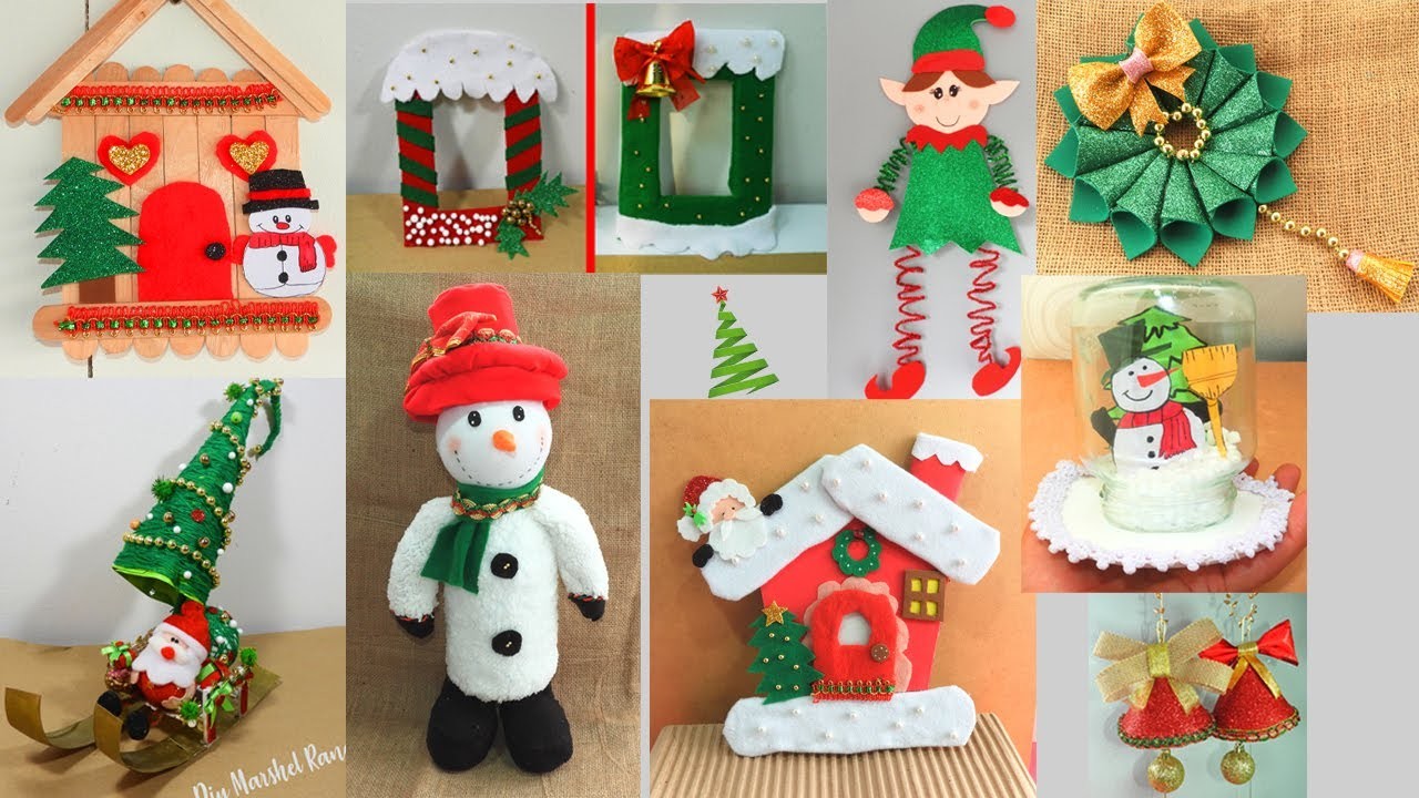 11 Ideas de adornos navideños. Easy Christmas Decoration Ideas!