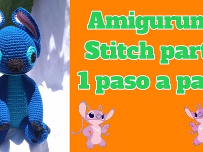 Amigurumi (Angel) la amiga de Stitch parte 1 paso a paso
