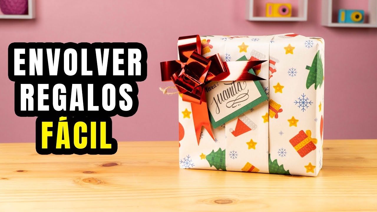 Cómo envolver regalos de Navidad en 5 MINUTOS Fácil y Rápido 2022 DIY