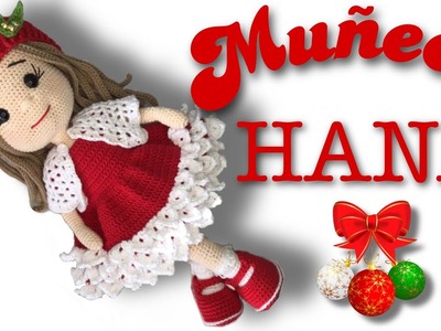 Muñeca HANA  Amigurumi  2.3 (SUBS????????????????) #muñecatejida #muñecacrochet #muñecanavideña