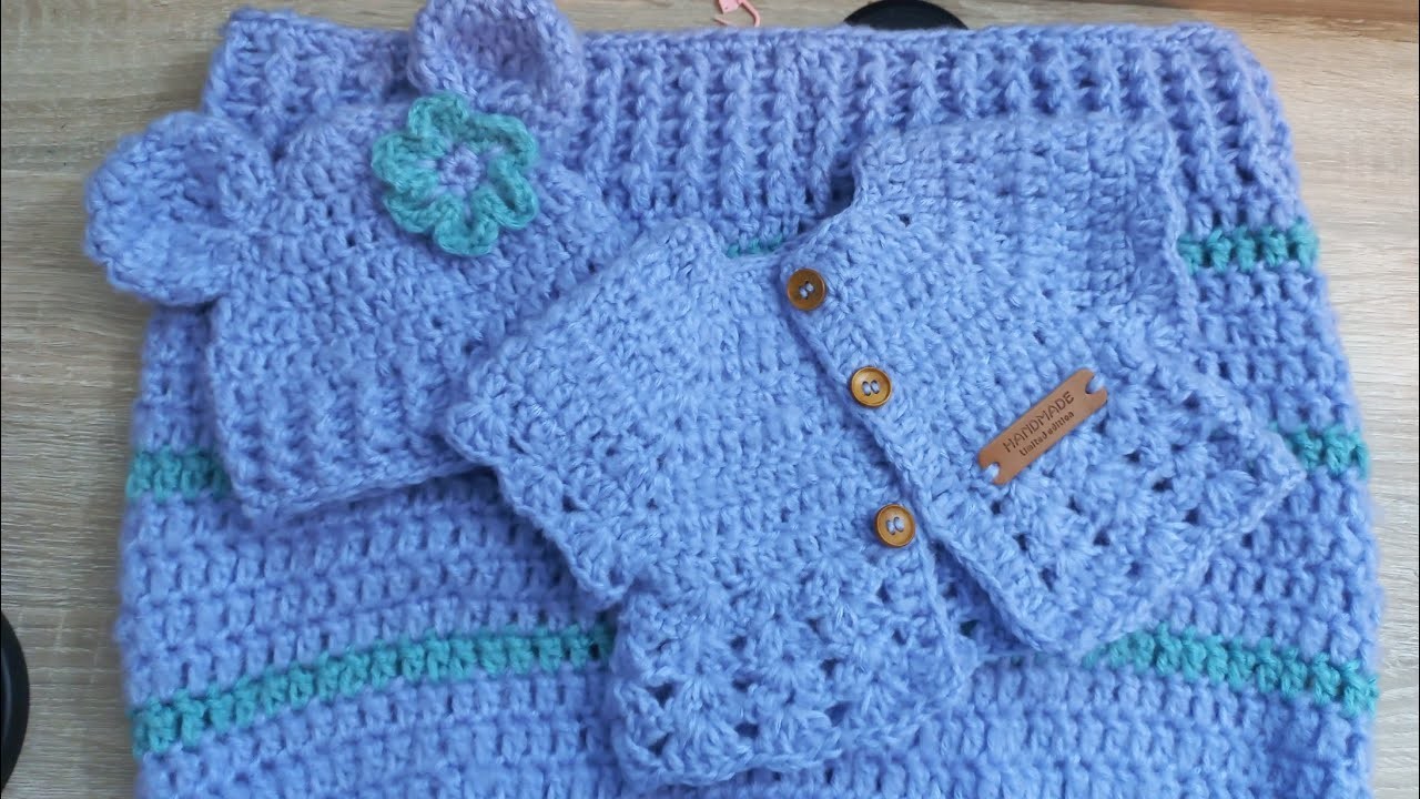 Saquito a crochet para bebe #tejidosbebe  #bebe