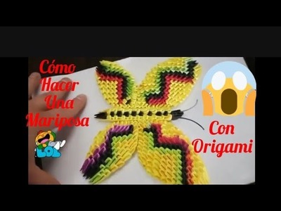 Cómo hacer mariposa con origami 3d" cómo hacer una mariposa " mariposa con origami 3d
