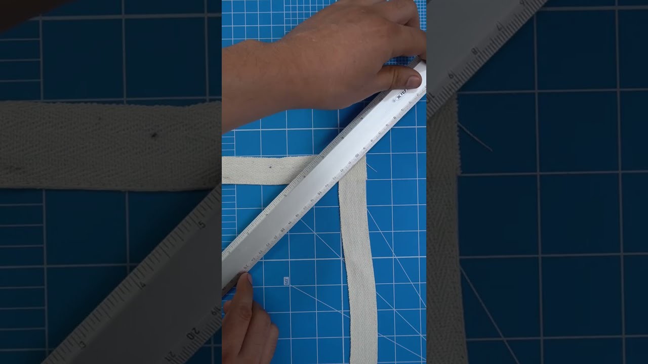 Costura de bordes con cinta de tela DIY