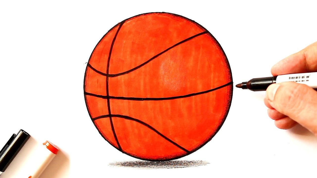 Как нарисовать Баскетбольный мяч