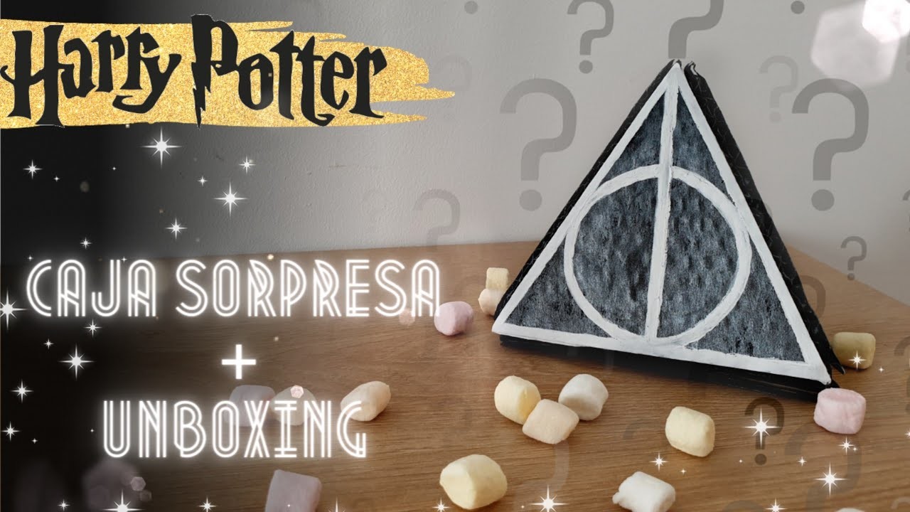 ???? MANUALIDAD Harry Potter DIY. CAJA SORPRESA  Reliquias de la muerte + UNBOXING