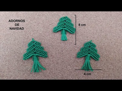 TUTORIAL, 2 PARTE, MINI ÁRBOL DE NAVIDAD 2022 EN MACRAME, DECORACIÓN DE NAVIDAD, (PASO A PASO)